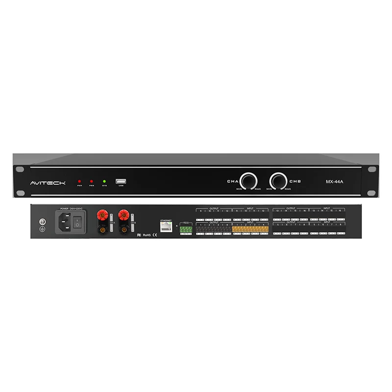 4CH DSP พร้อมแอมพลิฟายเออร์ 2x150W
