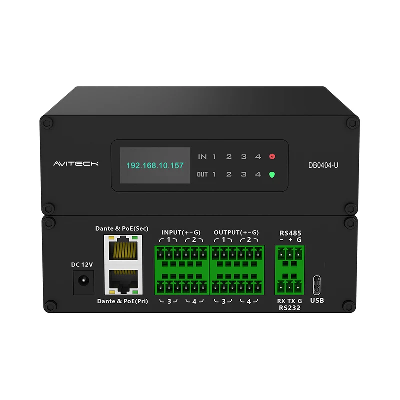 Dante DSP 4 ช่องพร้อม USB